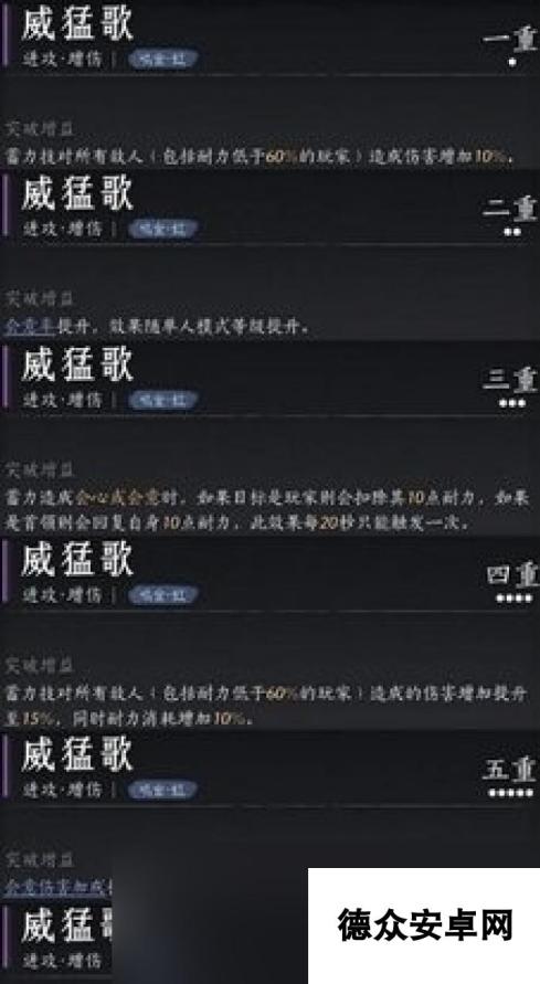 《燕云十六声》陌刀心法搭配推荐